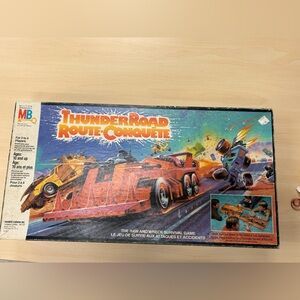 Vintage Thunder Road Board Game – Milton Bradley (MB) – w/ Vehicles & Dice Rare